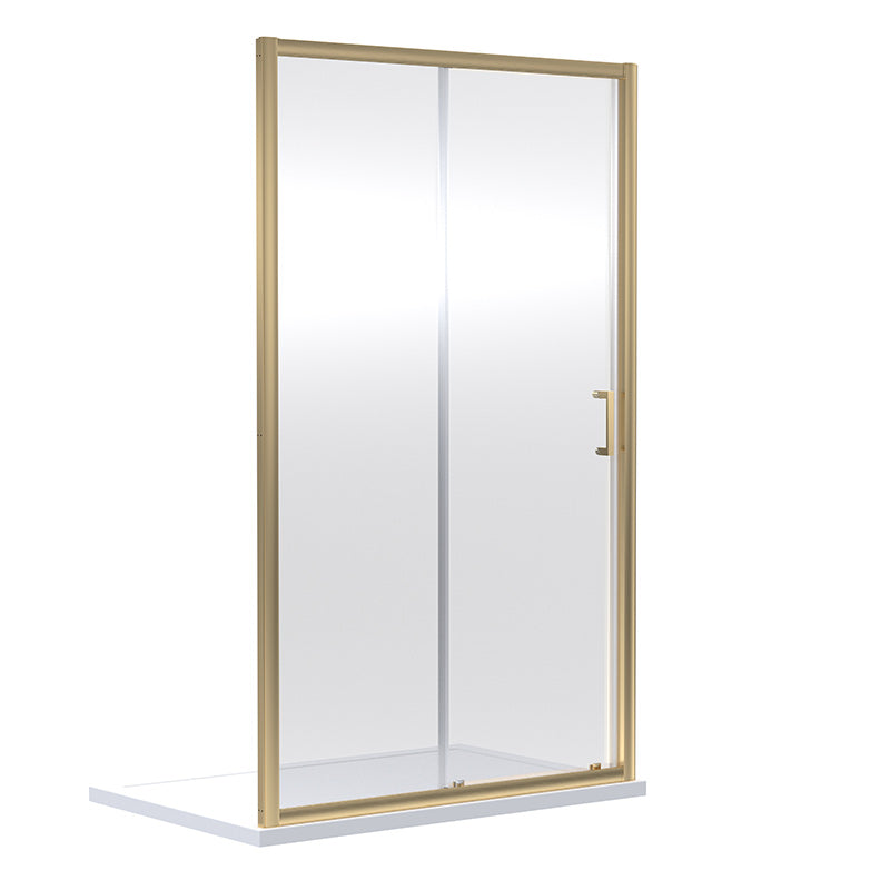 Nuie Rene Sliding Shower Door (7 sizes, 3 colours) - Brandnew Bathroom
