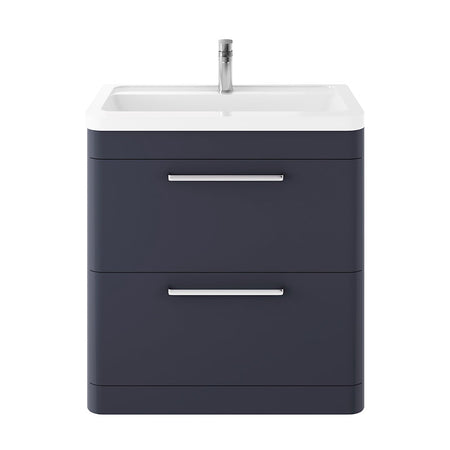 Hudson Reed Solar Floor Standing Double Drawer 800mm Vanity Unit with Ceramic Basin (1 size, 4 colours) - Brand New Bathrooms