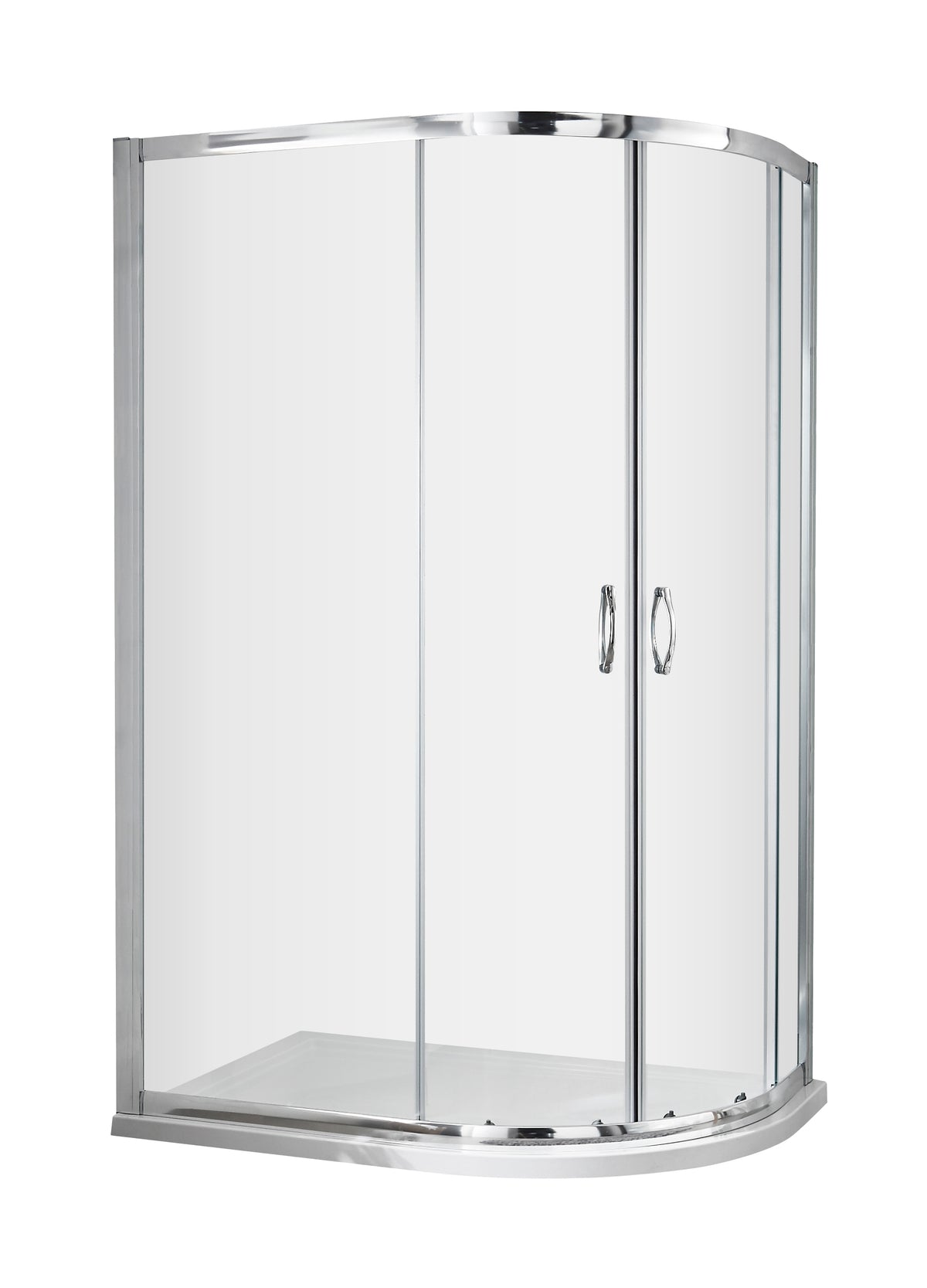 Nuie Ella Offset Quad Enclosure (3 sizes, Chrome) - Brand New Bathrooms