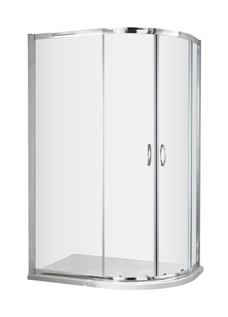Nuie Ella Offset Quad Enclosure (3 sizes, Chrome) - Brand New Bathrooms