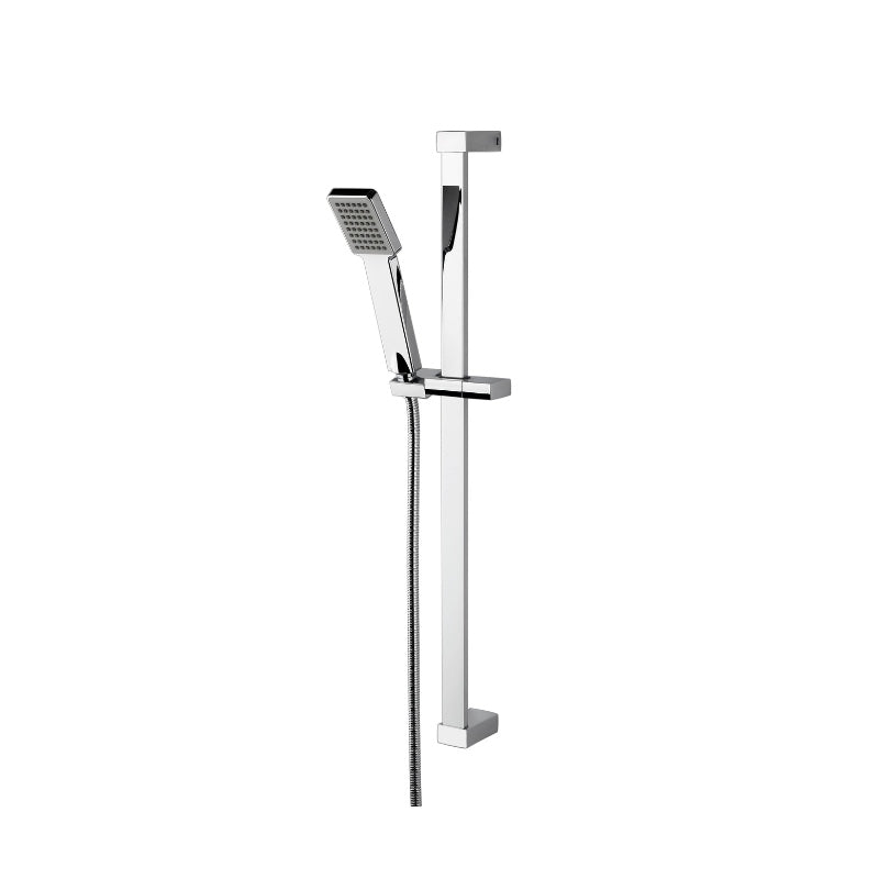 Nuie Rail Kits Square Slide Rail Kit (1 size, Chrome) - Brand New Bathrooms
