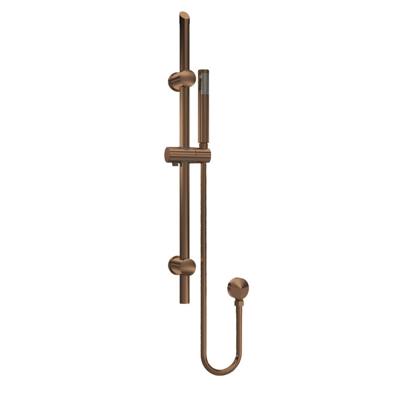 Nuie Shower Kits Round Slider Rail Kit with Elbow (1 size, 4 colours) - Brand New Bathrooms
