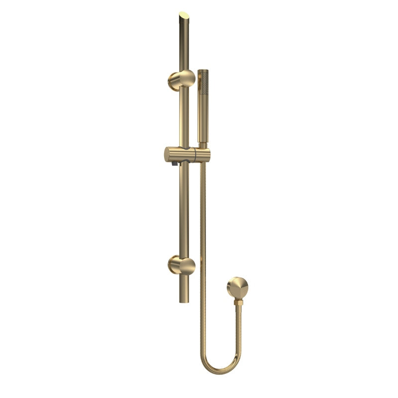 Nuie Shower Kits Round Slider Rail Kit with Elbow (1 size, 4 colours) - Brand New Bathrooms