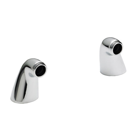 Nuie Wastes & Extras Inlet Leg (Chrome, 3 sizes) - Brandnew Bathroom