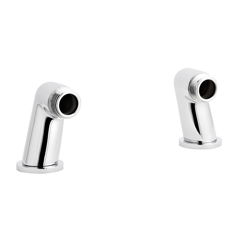 Nuie Wastes & Extras Inlet Leg (Chrome, 3 sizes) - Brandnew Bathroom