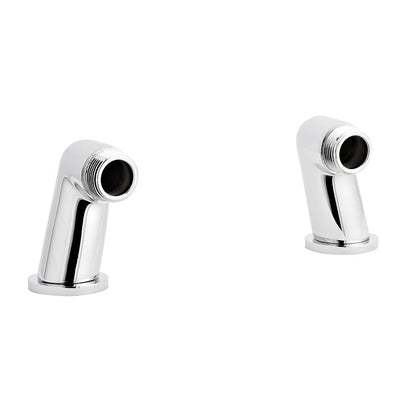 Nuie Wastes & Extras Inlet Leg (Chrome, 3 sizes) - Brandnew Bathroom