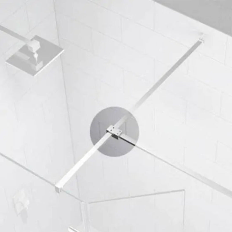 Merlyn 8 & 10 Series | Wetroom | Shower Wall T-Bracket  (Chrome)