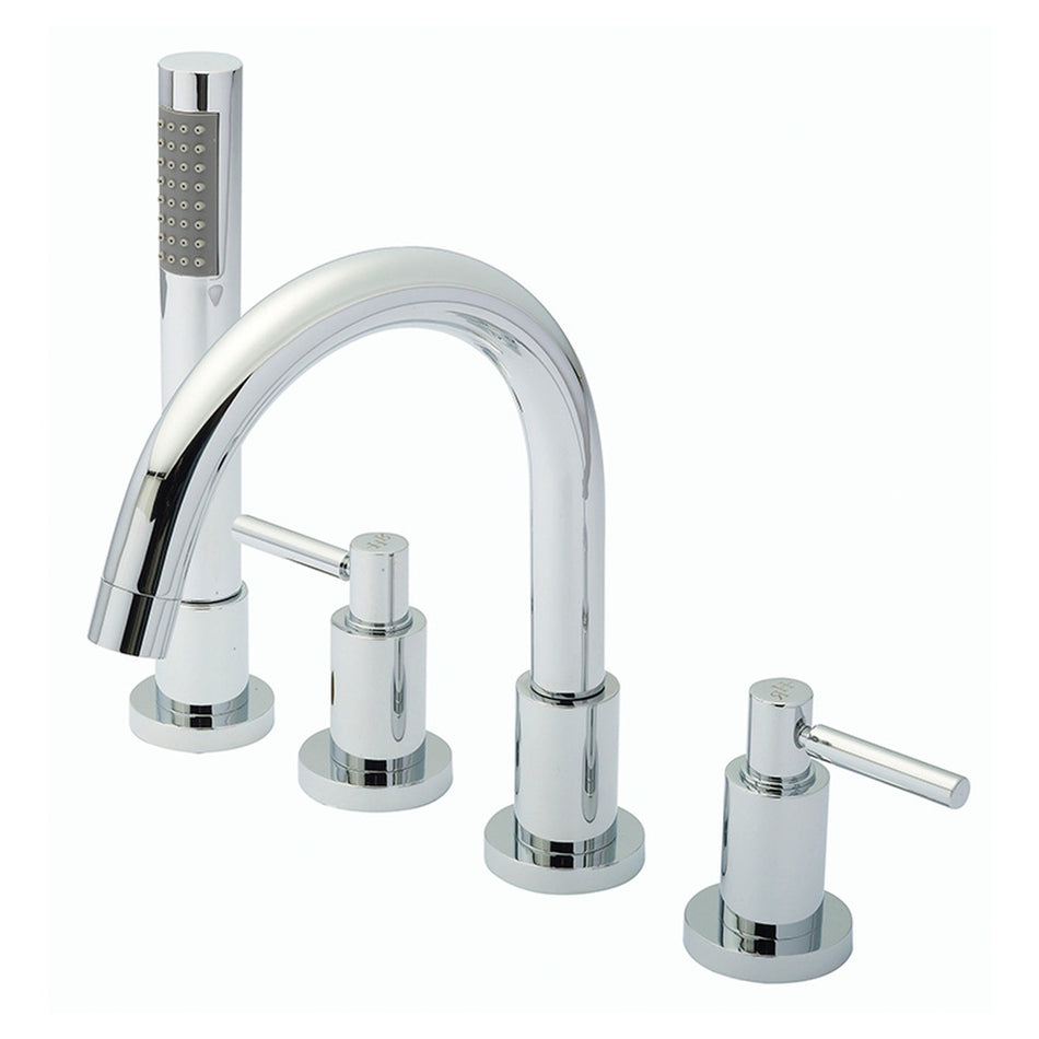 Hudson Reed Tec Lever 4 Tap Hole Bath Mixer (1 size, Chrome)