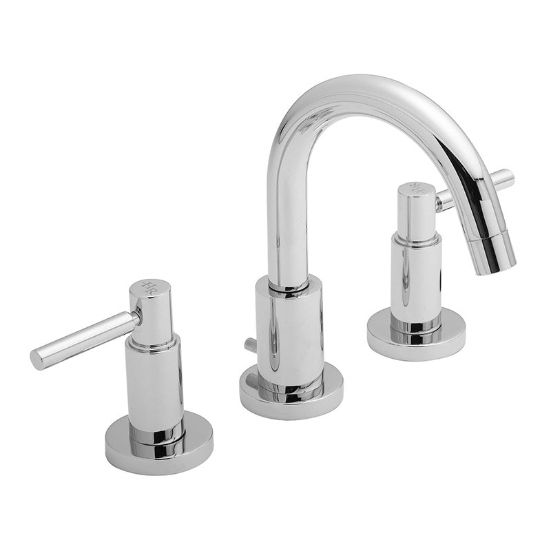 Hudson Reed Tec Lever 3 Tap Hole Basin Mixer (1 size, Chrome) - Brand New Bathrooms