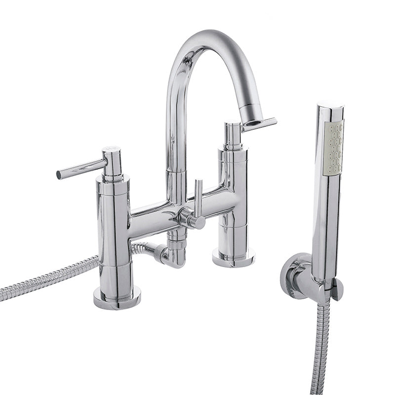 Hudson Reed Tec Lever Bath Shower Mixer (1 size, Chrome) - Brand New Bathrooms