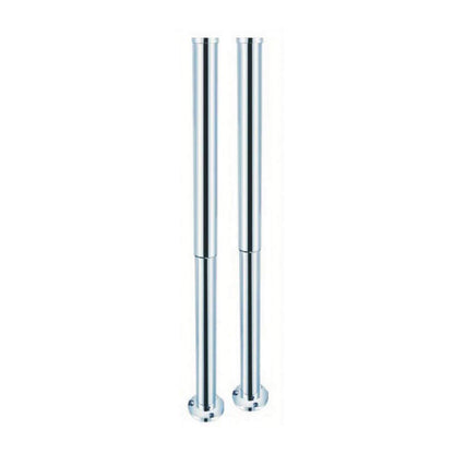 Arroll Telescopic Pipe Shrouds (Chrome) - Brand New Bathrooms