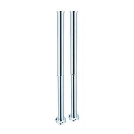 Arroll Telescopic Pipe Shrouds (Chrome) - Brand New Bathrooms