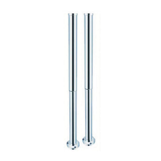 Arroll Telescopic Pipe Shrouds (Chrome) - Brand New Bathrooms