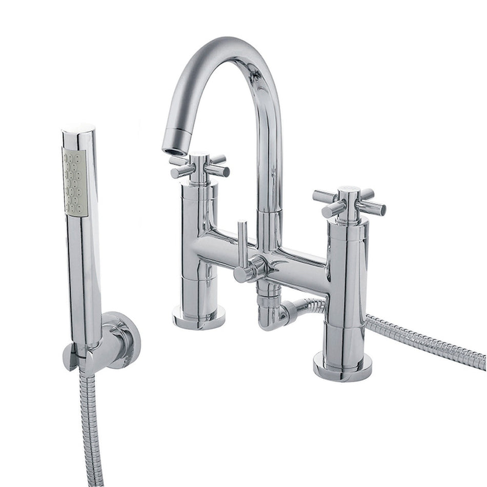 Hudson Reed Tec Crosshead Bath & Shower Mixer (1 size, Chrome)