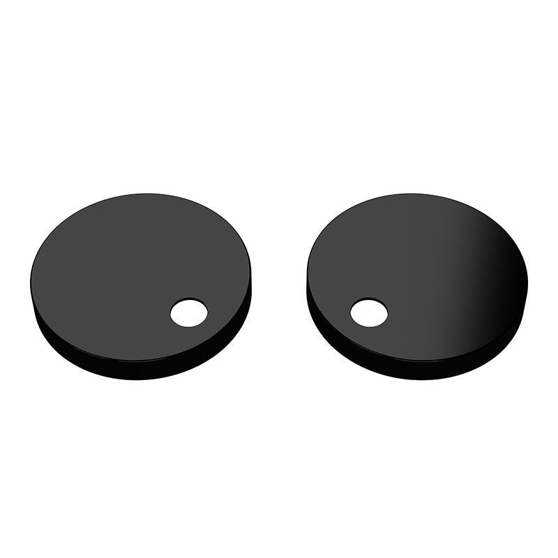Nuie Toilet Seat Cover Caps (2 sizes, Matt Black) - Brand New Bathrooms