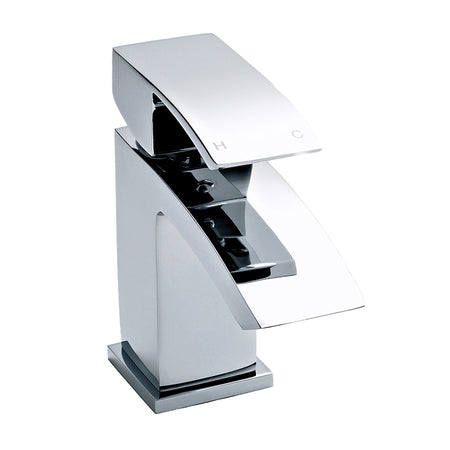 Nuie Vibe Midi Mono Basin Mixer (Chrome) - Brandnew Bathroom