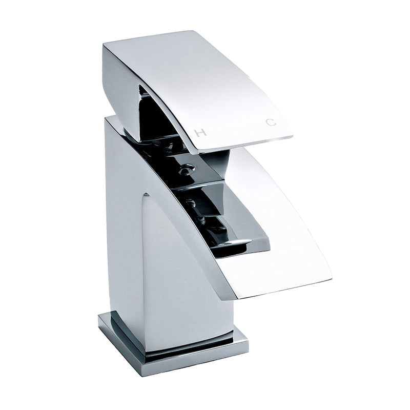 Nuie Vibe Midi Mono Basin Mixer (Chrome) - Brandnew Bathroom