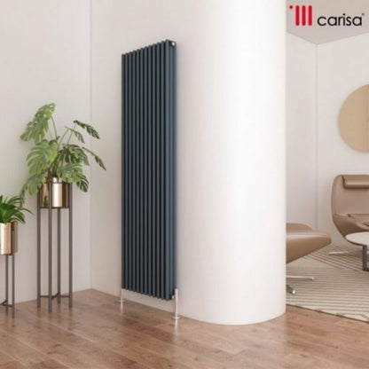 Carisa Tubulous Aluminium Radiator (8 sizes, 2 colours) - Brand New Bathrooms