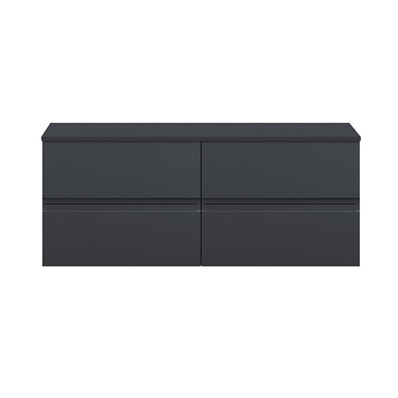 Hudson Reed Urban Wall Hung Four Drawer 1200mm Unit & Matching Worktop (1 size, 5 colours) - Brand New Bathrooms