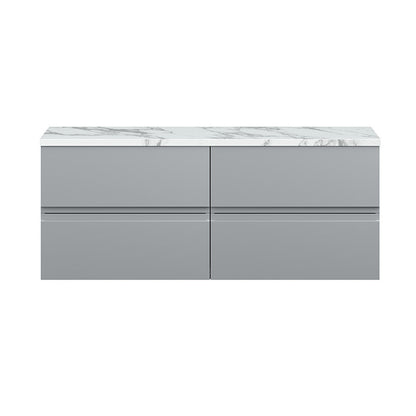 Hudson Reed Urban Wall Hung Four Drawer 1200mm Unit & Laminate Worktop (1 size, 5 colours) - Brand New Bathrooms