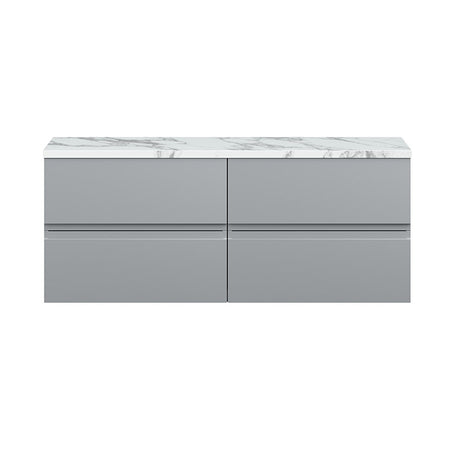 Hudson Reed Urban Wall Hung Four Drawer 1200mm Unit & Laminate Worktop (1 size, 5 colours) - Brand New Bathrooms