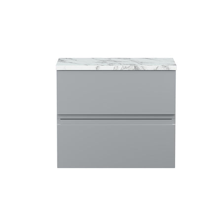 Hudson Reed Urban Wall Hung Double Drawer 600mm Unit & Laminate Worktop (1 size, 5 colours) - Brand New Bathrooms