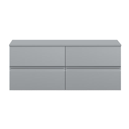 Hudson Reed Urban Wall Hung Four Drawer 1200mm Unit & Matching Worktop (1 size, 5 colours) - Brand New Bathrooms