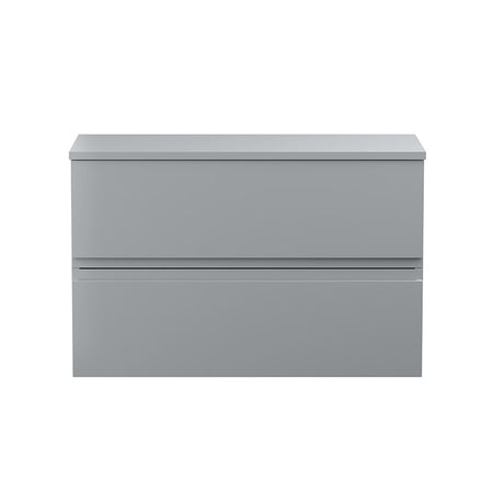 Hudson Reed Urban Wall Hung Double Drawer 800mm Vanity Unit with Matching Worktop (1 size, 5 colours) - Brand New Bathrooms