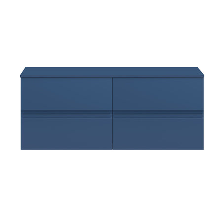 Hudson Reed Urban Wall Hung Four Drawer 1200mm Unit & Matching Worktop (1 size, 5 colours) - Brand New Bathrooms