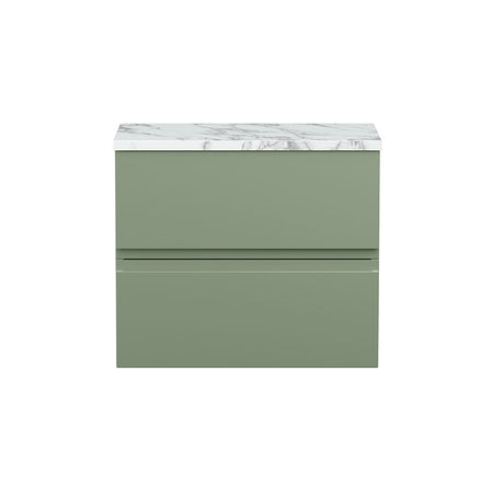 Hudson Reed Urban Wall Hung Double Drawer 600mm Unit & Laminate Worktop (1 size, 5 colours) - Brand New Bathrooms