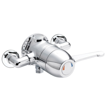 Nuie Commercial Exposed Sequential Shower Valve (2 sizes, Chrome) - Brand New Bathrooms