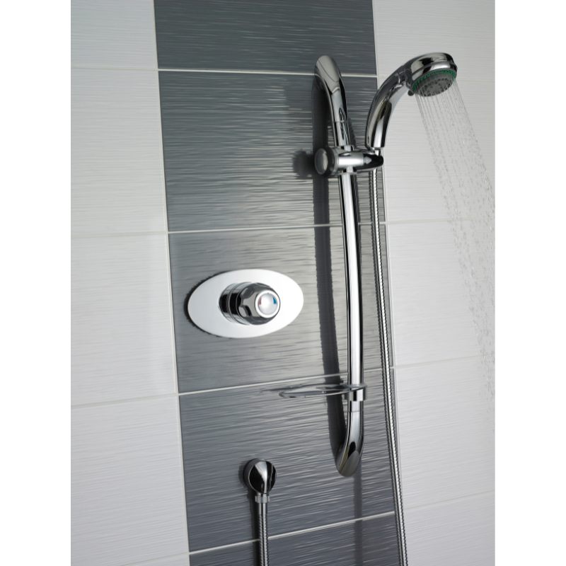 Nuie Commercial Sequential Thermostatic Shower Valve (2 sizes, Chrome) - Brand New Bathrooms