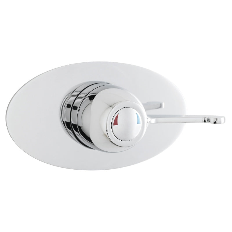 Nuie Commercial Sequential Thermostatic Shower Valve (2 sizes, Chrome) - Brand New Bathrooms