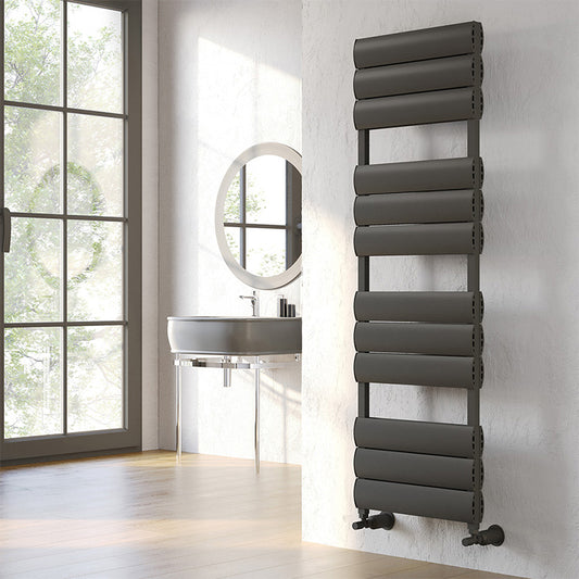 Brand New Bathrooms Waldo Double Aluminium Towel Rail (2 sizes, 2 colours)