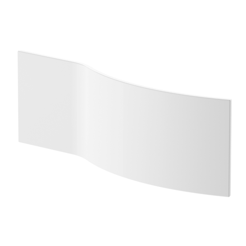Nuie B-Shape Shower Bath Front Panels (2 sizes, White) - Brandnew Bathroom