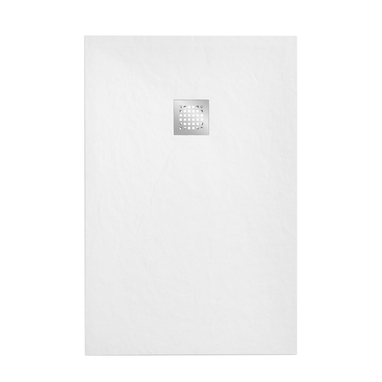 Brand New Bathrooms Polymer Anti-Slip Shower Tray (10 sizes, White)