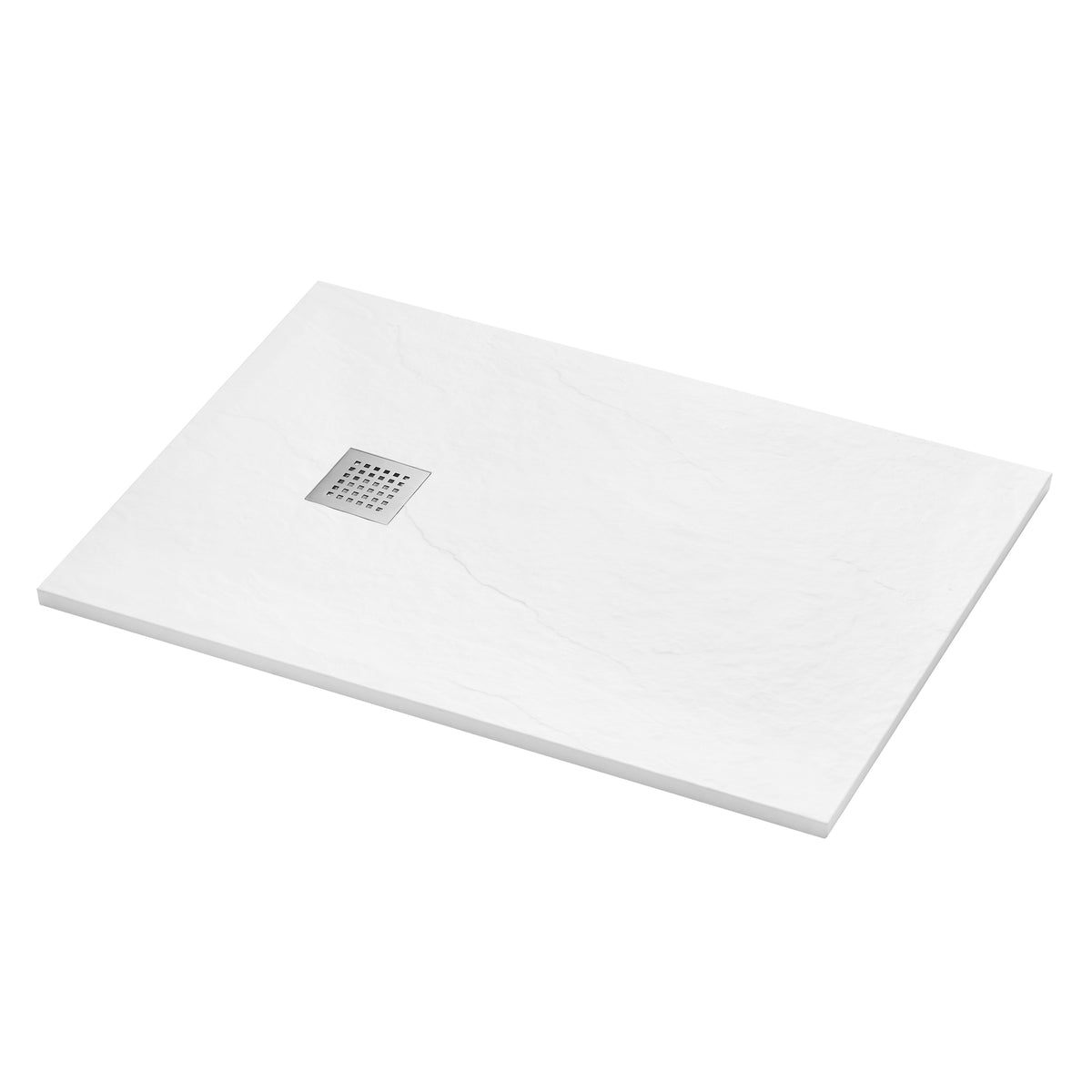 Brand New Bathrooms Polymer Anti-Slip Shower Tray (10 sizes, White) - Brand New Bathrooms