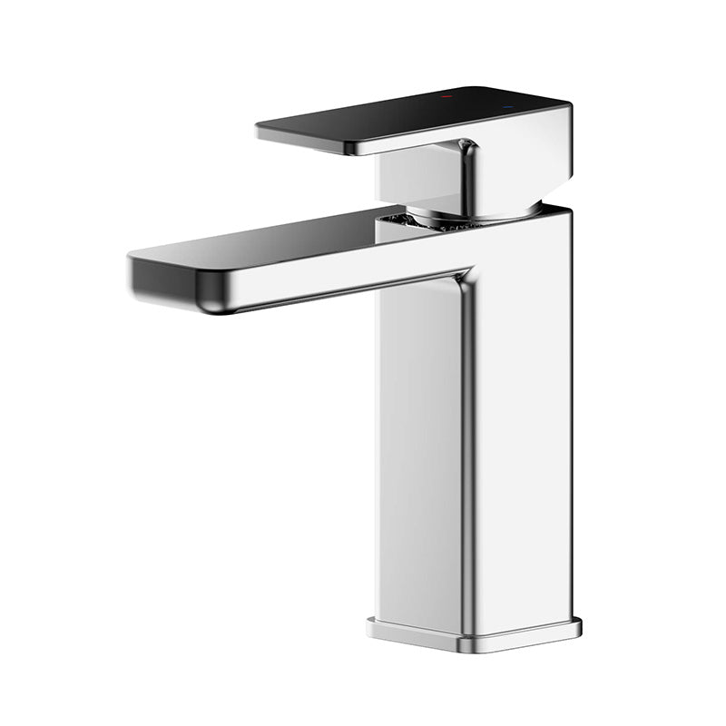 Nuie Windon Mono & Eco Mono Basin Mixer With Push Button Waste (Chrome, 2 styles) - Brandnew Bathroom