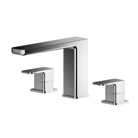 Nuie Windon Deck Mounted 3 Tap Hole Bath Filler (Chrome) - Brandnew Bathroom