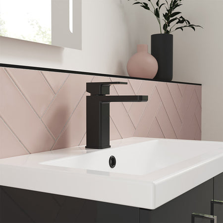 Nuie Windon Mono Basin Mixer With Push Button Waste (4 colours) - Brandnew Bathroom