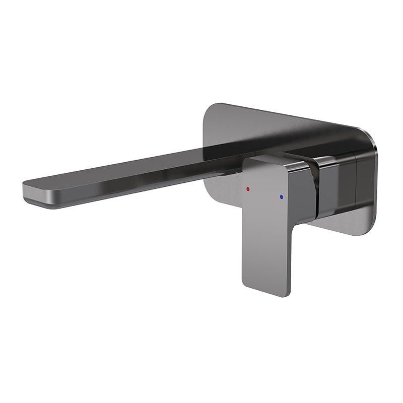Nuie Windon Wall Mounted 2 Tap Hole Basin Mixer With Plate (5 colours) - Brandnew Bathroom