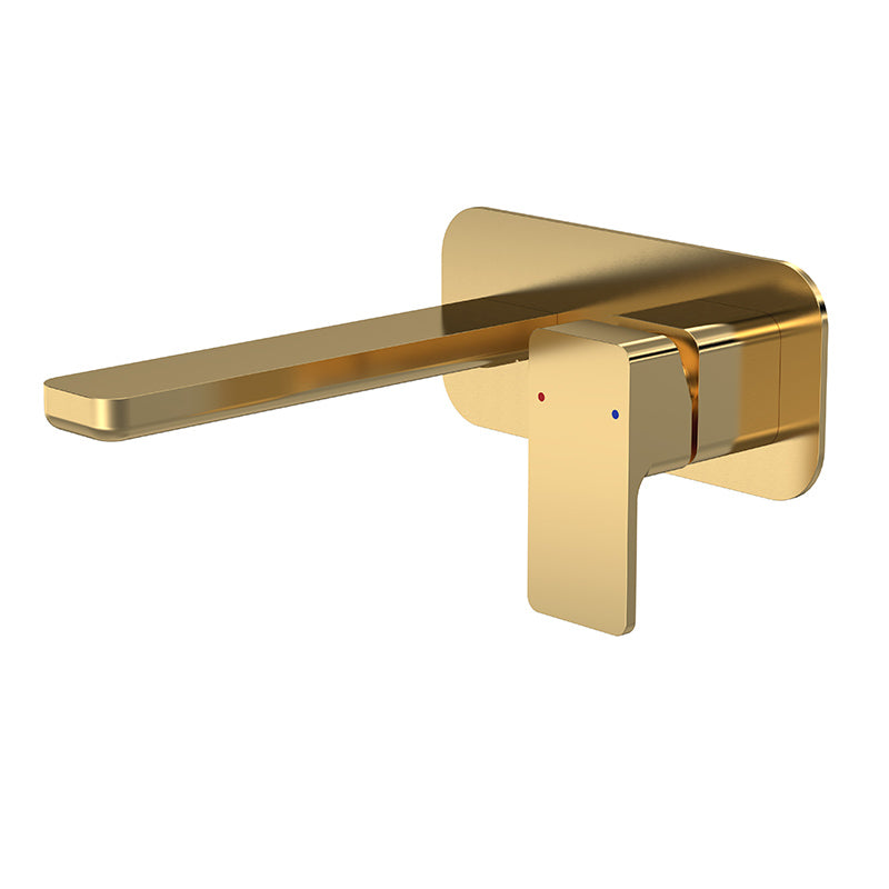 Nuie Windon Wall Mounted 2 Tap Hole Basin Mixer With Plate (5 colours) - Brandnew Bathroom
