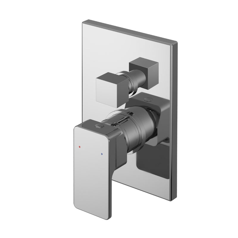 Nuie Windon Manual Shower Valve With Diverter (1 size, Chrome) - Brand New Bathrooms