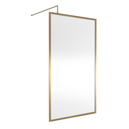 Nuie Full Outer Frame Wetroom 8mm Toughened Safety Glass Screen (8 sizes, 2 colours) -Brandnew Bathroom