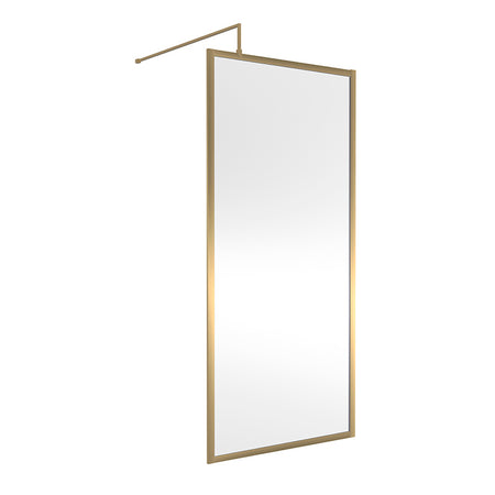 Nuie Full Outer Frame Wetroom 8mm Toughened Safety Glass Screen (8 sizes, 2 colours) -Brandnew Bathroom