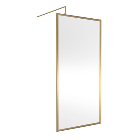 Nuie Full Outer Frame Wetroom Screen (7 sizes, 2 colours) - Brandnew Bathroom