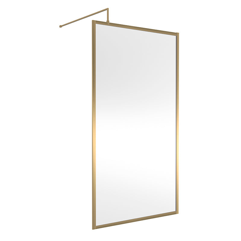 Nuie Full Outer Frame Wetroom Screen (7 sizes, 2 colours) - Brandnew Bathroom
