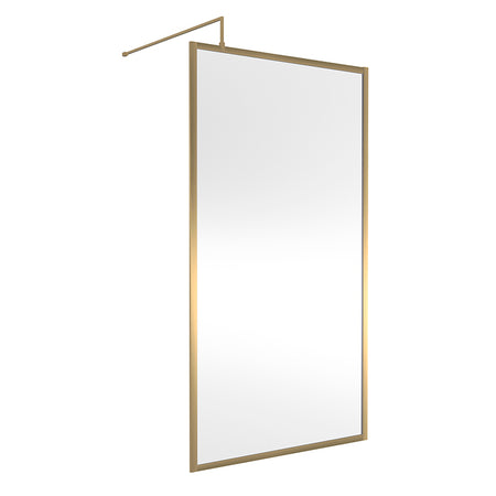 Nuie Full Outer Frame Wetroom Screen (7 sizes, 2 colours) - Brandnew Bathroom