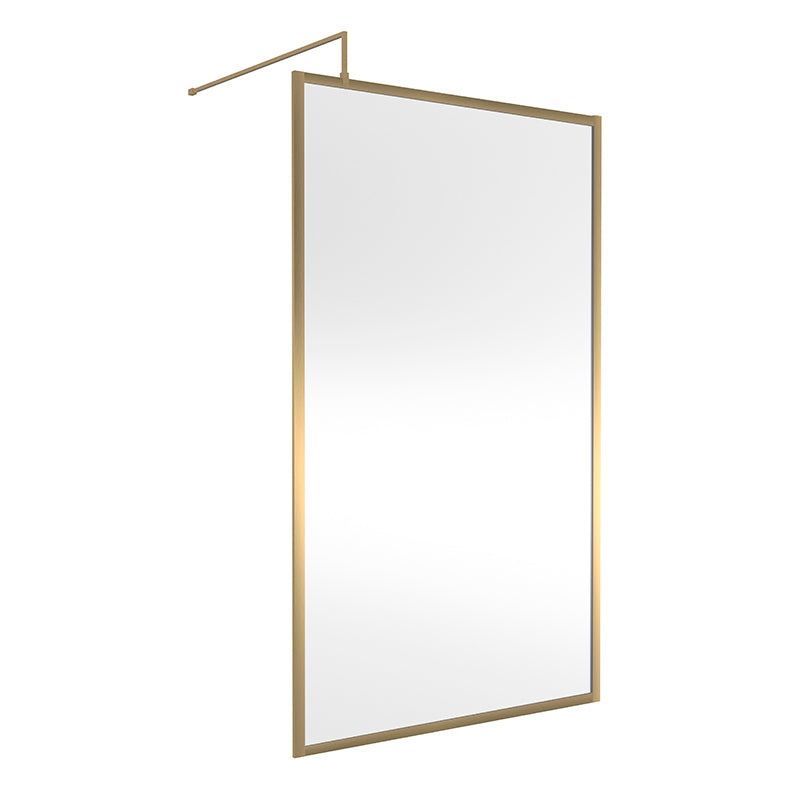 Nuie Full Outer Frame Wetroom Screen (7 sizes, 2 colours) - Brandnew Bathroom