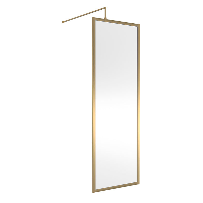 Nuie Full Outer Frame Wetroom Screen (7 sizes, 2 colours) - Brandnew Bathroom